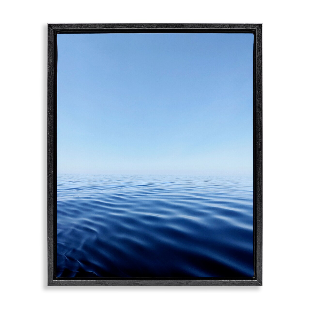 Stupell Industries Cool Blue Ocean Ripples Floating Frame Design by Kali Wilson